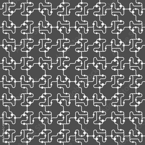 Geometric abstract seamless pattern