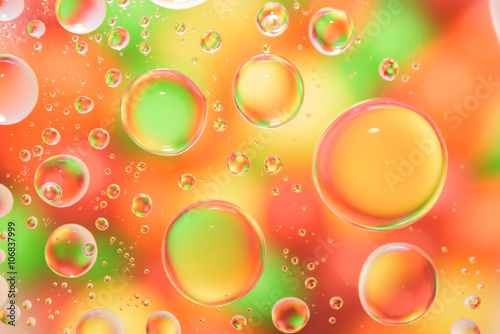Colorful droplet