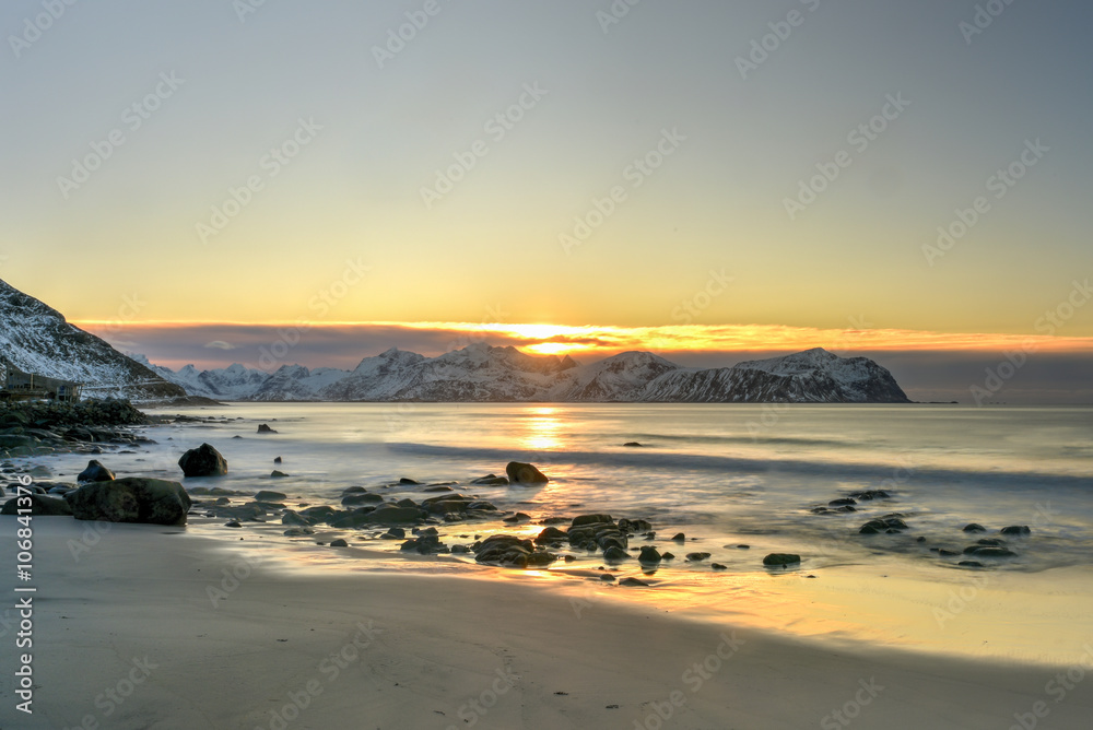 Vikten Beach - Lofoten Beach, Norway
