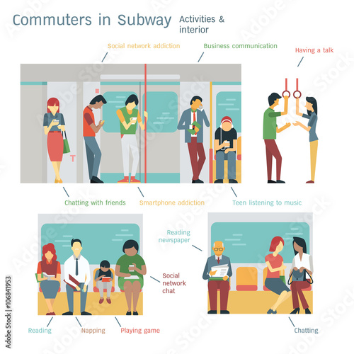 Subway commuters