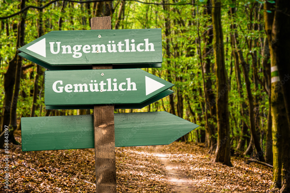 Schild 98 - Gemütlich