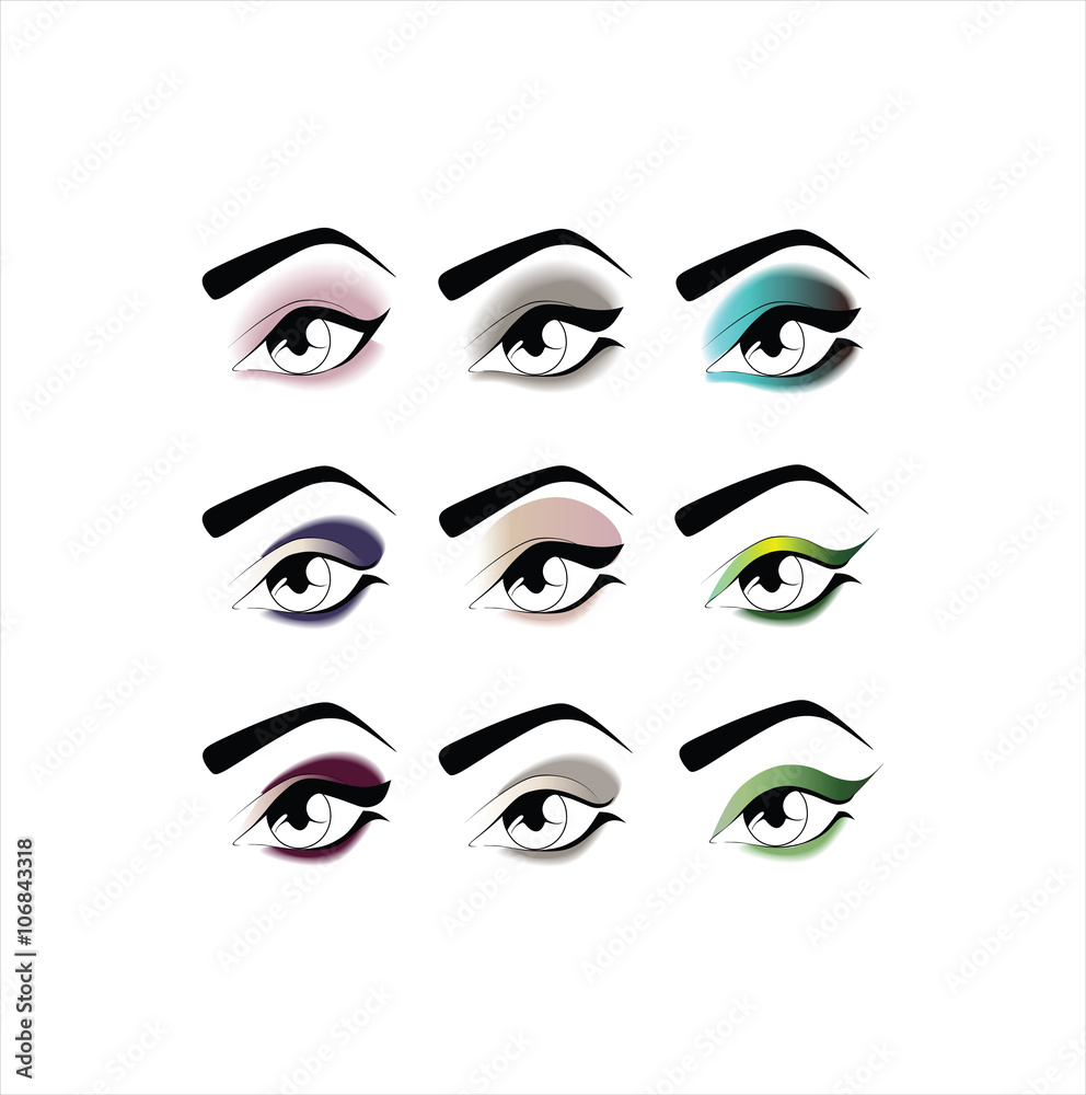 eyeshadow. eye makeup. eyeshadow. eye makeup.