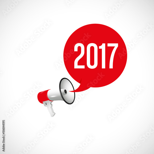 2017 et mégaphone