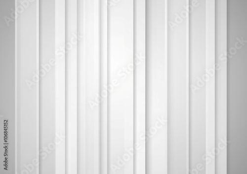 Abstract grey minimal striped tech background