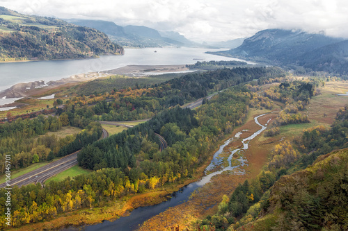 Columbia River Gorge in Fall
