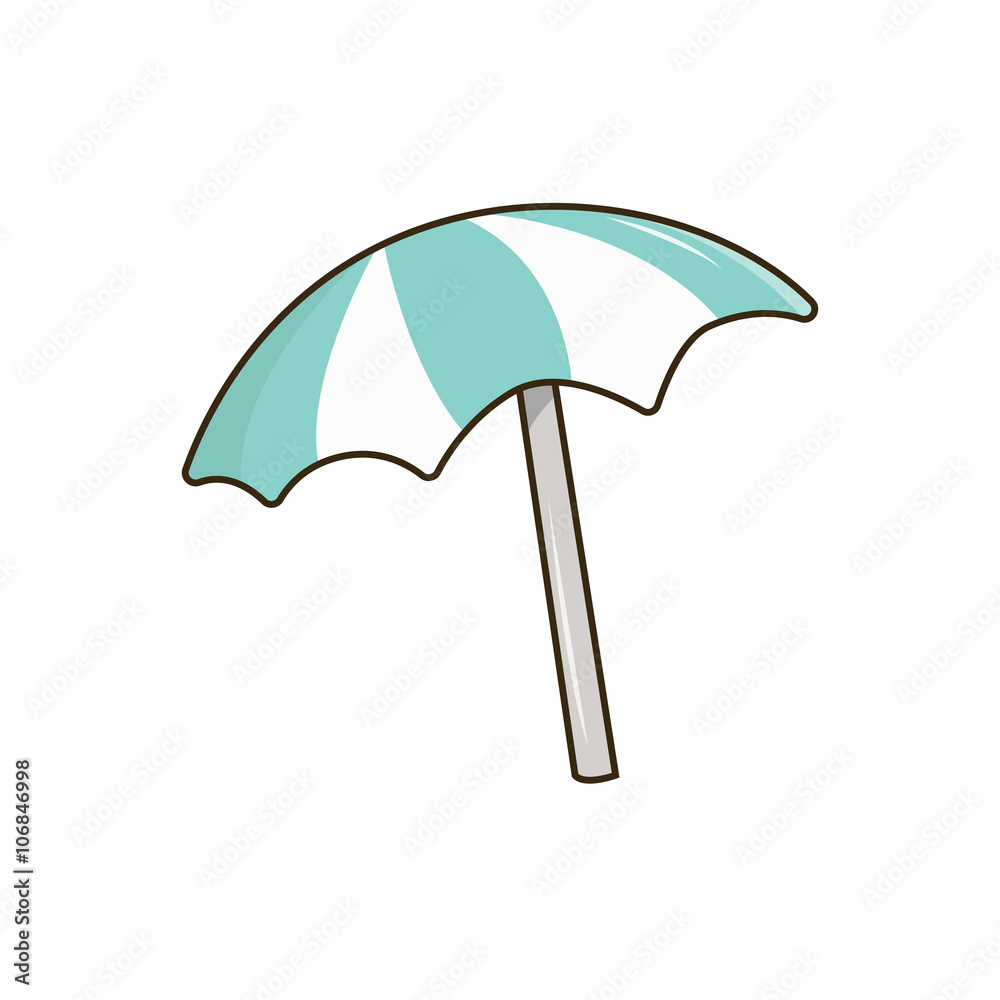 Obraz premium Umbrella Beach