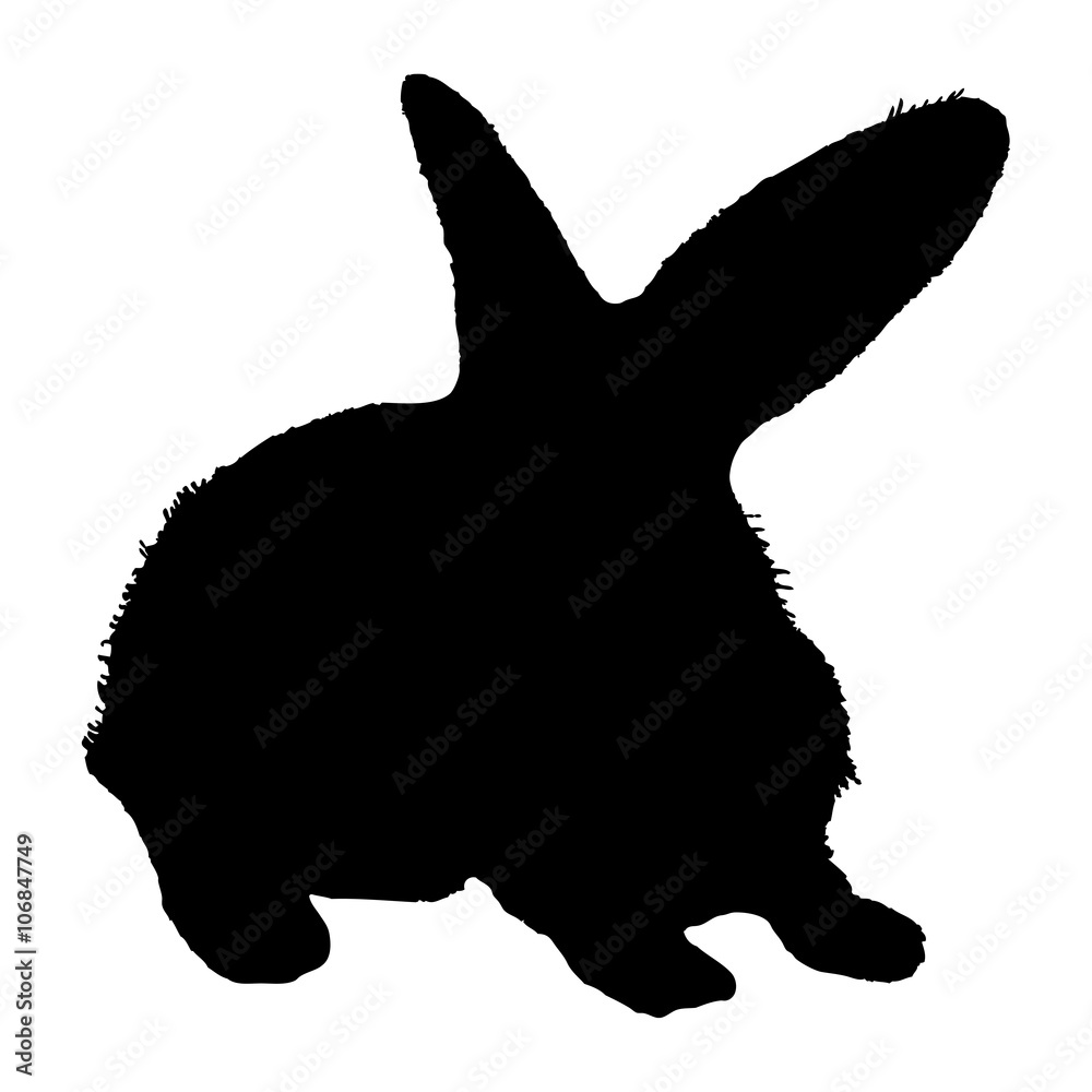 the silhouette rabbit. Figure hands. For design textile, home wear, t-shirts, invitations. the silhouette rabbit. Figure hands. For design textile, home wear, t-shirts, invitations.