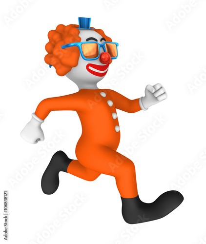 3d clown. Run.