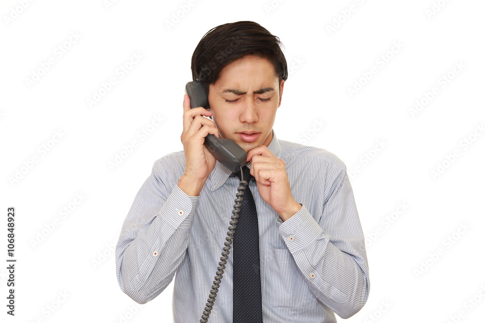 苦悩するビジネスマン