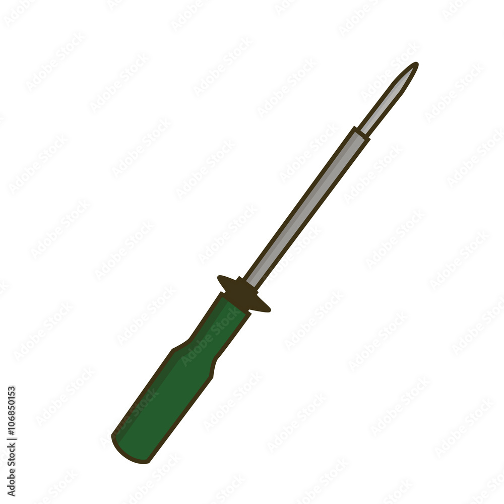 Fototapeta premium Green ScrewDriver