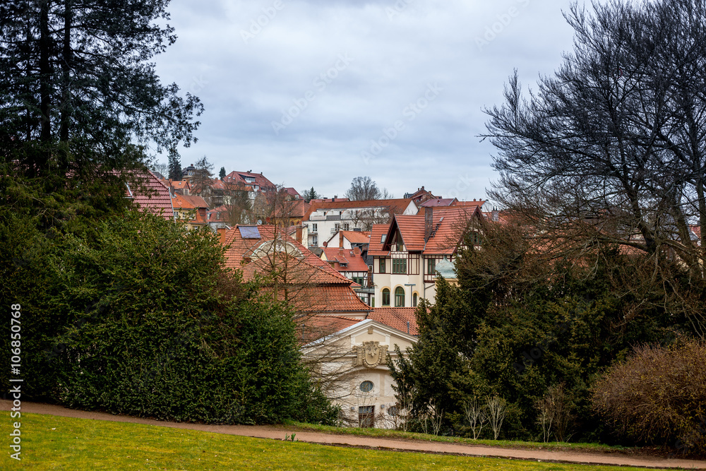 Blick auf die Dächer von Eisenach Blick auf die Dächer von Eisenach