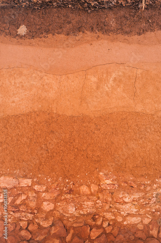 Layer of soil for background