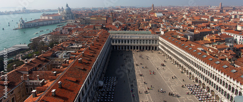 Piazza San Marco  the principal public square of Venice  Italy 