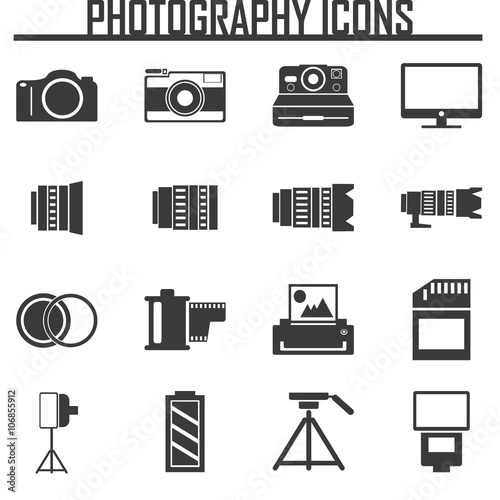 Photography icons