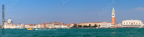 Panoramic view of Venice and San Marco piazza
