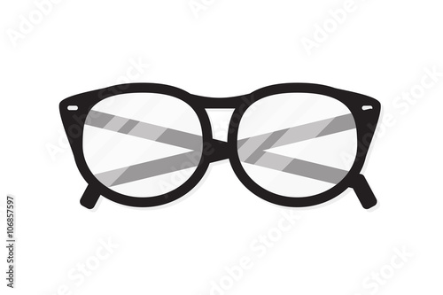 Glasses vector illustration