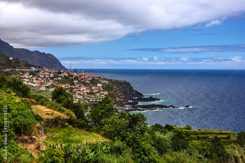 Madeira island seascape, Portu Moniz, Portugal