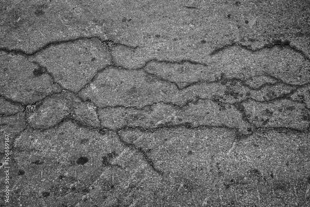 Fototapeta premium Crack asphalt background
