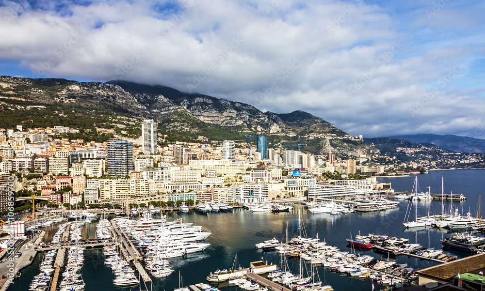 Monaco and Monte Carlo principality, south of France Monaco and Monte Carlo principality, south of France
