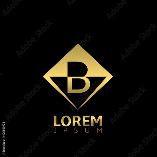 Free Download Golden B letter - GFXLoad