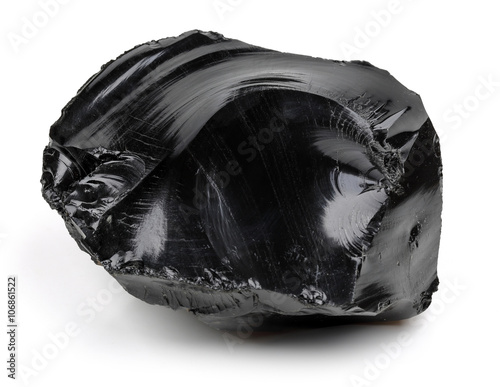 Black Igneous Rock Obsidian