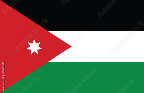 Jordanian flag.
