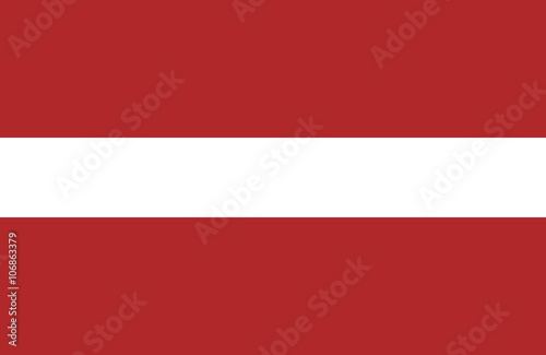 Latvian flag. photo
