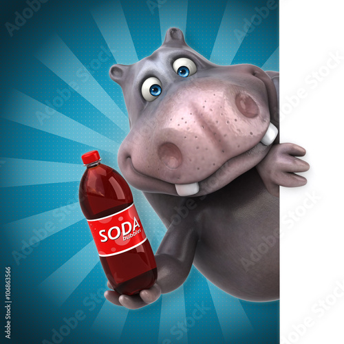 Fun hippo