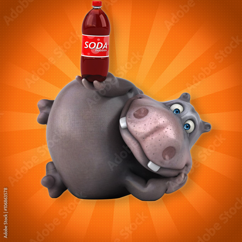 Fun hippo