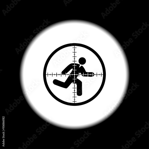 Sight device icon.