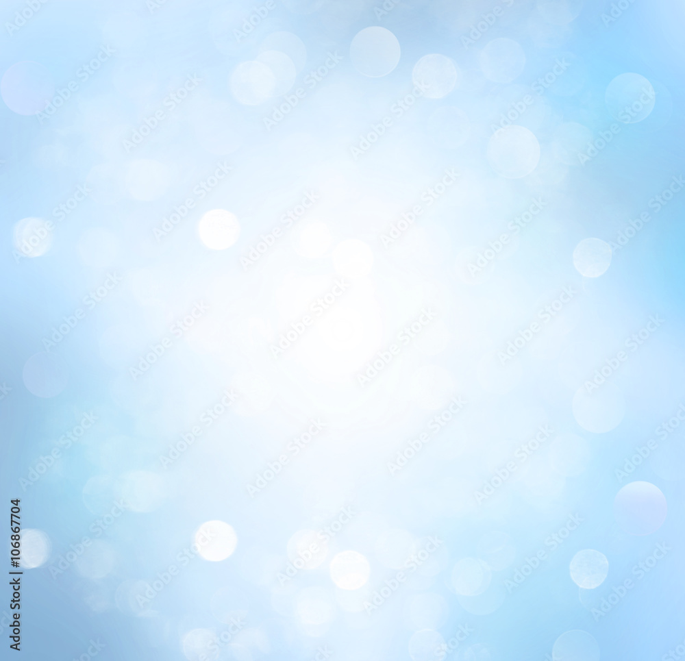 Obraz premium Spring or summer blue background blur.