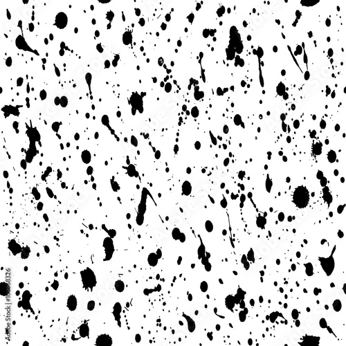 Seamless paint splatter pattern