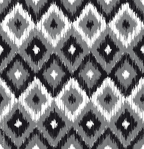 Ethnic background - Ikat style - Illustration