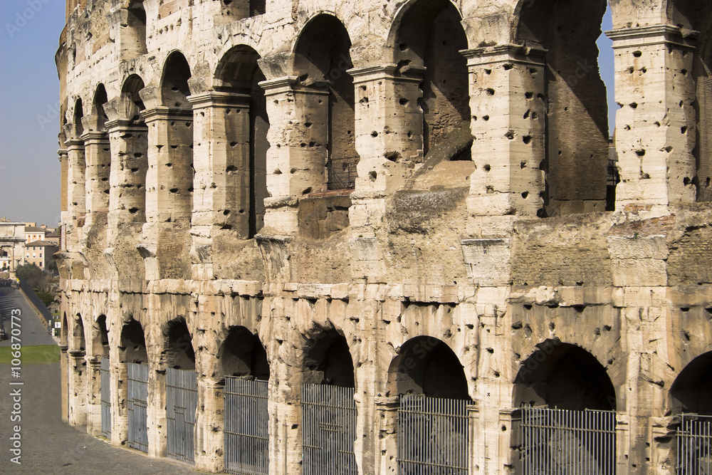 The Rome Colosseum.