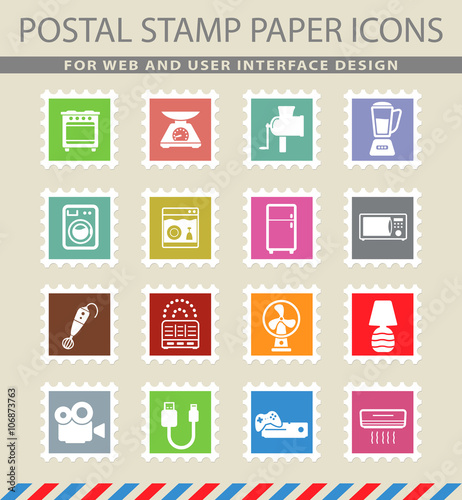 Home applicances simply icons
