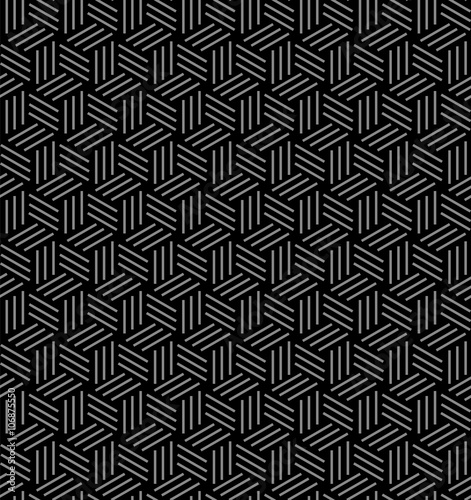 Elegant dark antique background image of 3D line box pattern