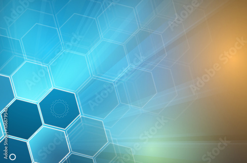 Abstract cell background. Medicine and sciense research