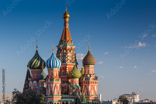 Moscow,Russia,Red square,view of St. Basil's Cathedral