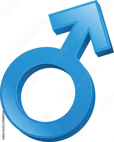 gender icon on white background.