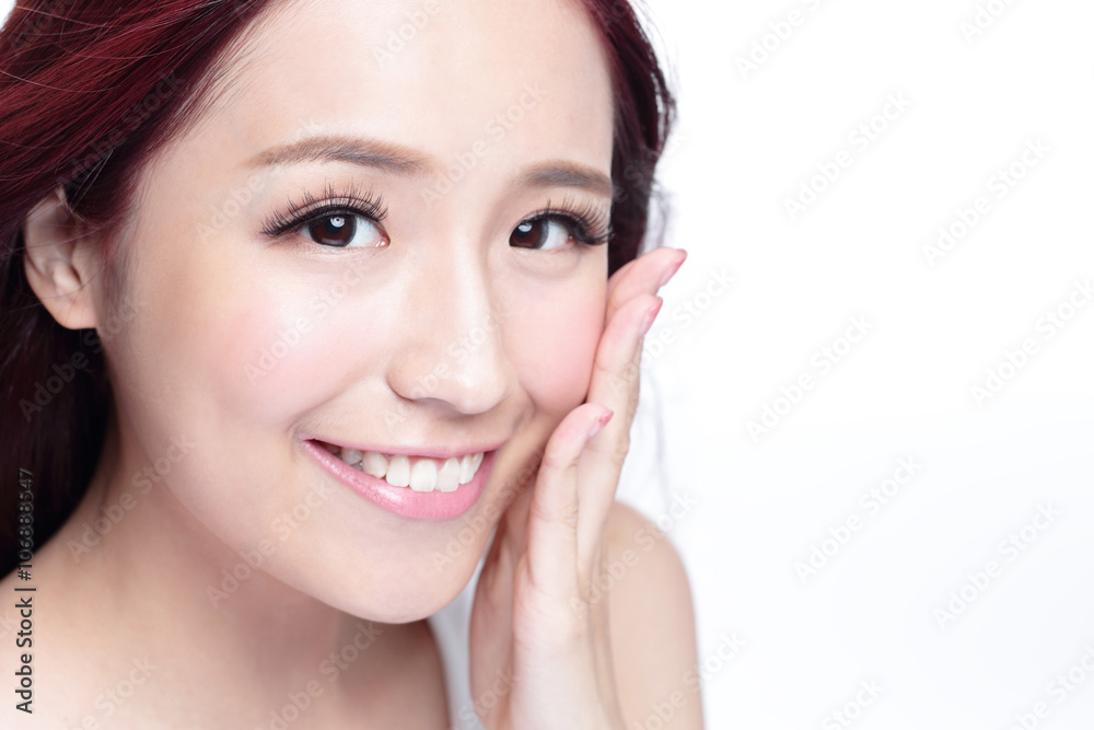 Beauty woman with charming smile Beauty woman with charming smile