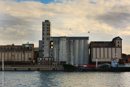 Industrial silos in Haydarpasa Port, Istanbul