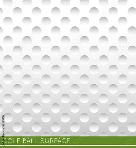 Fototapeta Naklejka Na Ścianę i Meble -  Golf ball surface - vector art.