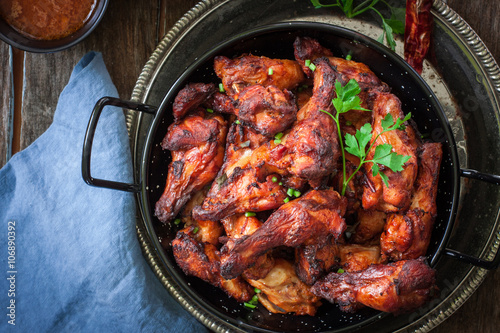 Bild auf Leinwand Indian tandoori style chicken
