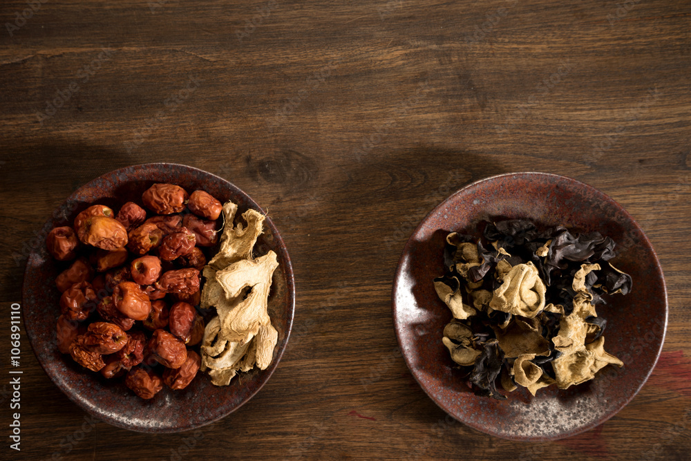 dry herb Chinese jujube ginger mushroom dry herb Chinese jujube ginger mushroom