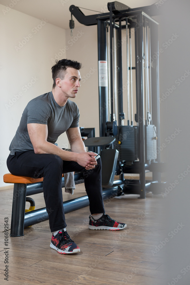 Portrait Of A Physically Fit Young Man Portrait Of A Physically Fit Young Man