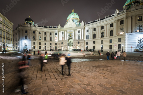 Photography Hofburg Palace in centre of Vienna, Austria.