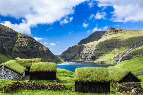 Foto Village of Saksun, Faroe Islands, Denmark