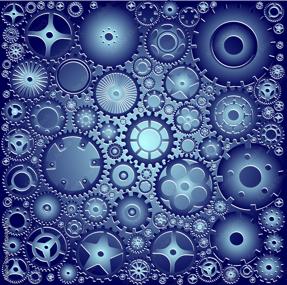 Background with gears Background with gears