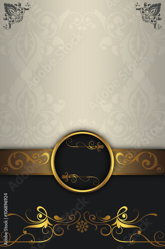 Luxury vintage background.
