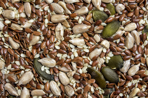 Seeds mixture background